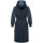 Marikoo Tjadee Damen Winter Wickelmantel N016 Navy-Größe S - Gr. 36
