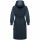 Marikoo Tjadee Damen Winter Wickelmantel N016 Navy-Größe M - Gr. 38