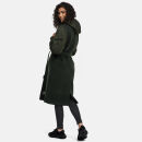 Marikoo Tjadee Damen Winter Wickelmantel N016 Dark Olive-Größe XS - Gr. 34