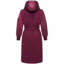 Marikoo Tjadee Damen Winter Wickelmantel N016 Wine-Größe XS - Gr. 34