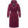 Marikoo Tjadee Damen Winter Wickelmantel N016 Wine-Größe XS - Gr. 34