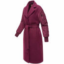 Marikoo Tjadee Damen Winter Wickelmantel N016 Wine-Größe S - Gr. 36