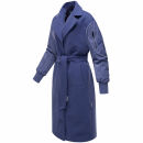 Marikoo Tjadee Damen Winter Wickelmantel N016 Blue Violet-Größe S - Gr. 36