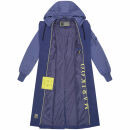 Marikoo Tjadee Damen Winter Wickelmantel N016 Blue Violet-Größe M - Gr. 38