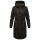 Marikoo Megumii Damen Übergangsjacke N017 Schwarz Größe XXL - Gr. 44