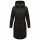 Marikoo Megumii Damen Übergangsjacke N017 Schwarz Größe XXXXXXL - Gr. 52