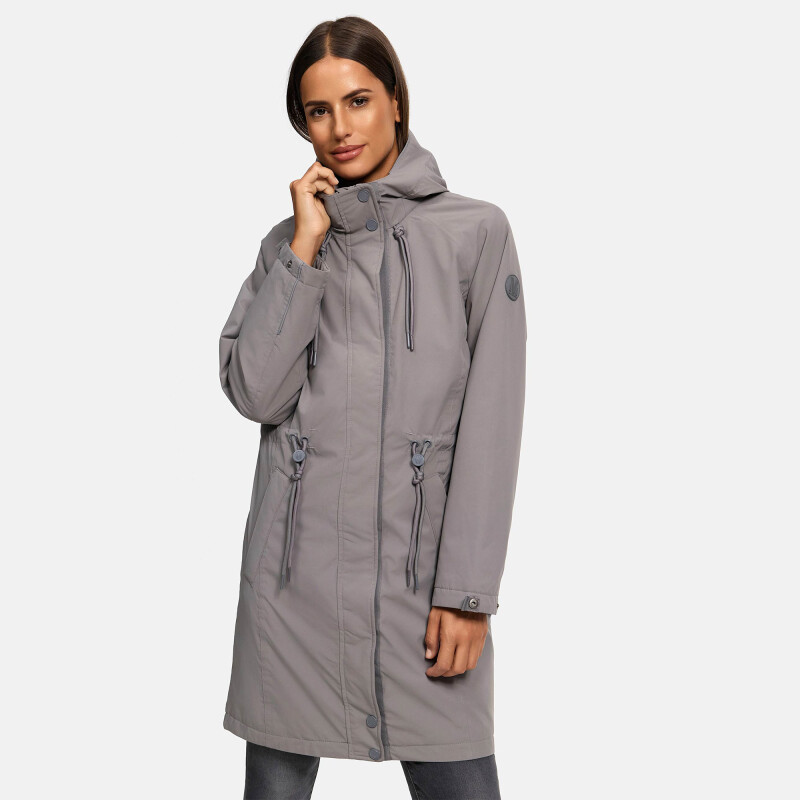 Marikoo Megumii Damen Übergangsjacke N017 Grey Größe XS - Gr. 34