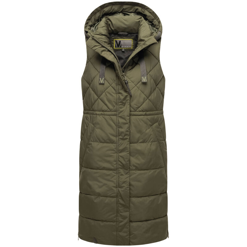 Marikoo Narikaa Damen Winterweste N018 Dark Olive Größe XS - Gr. 34