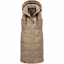 Marikoo Narikaa Damen Winterweste N018 Taupe Grey Größe XS - Gr. 34