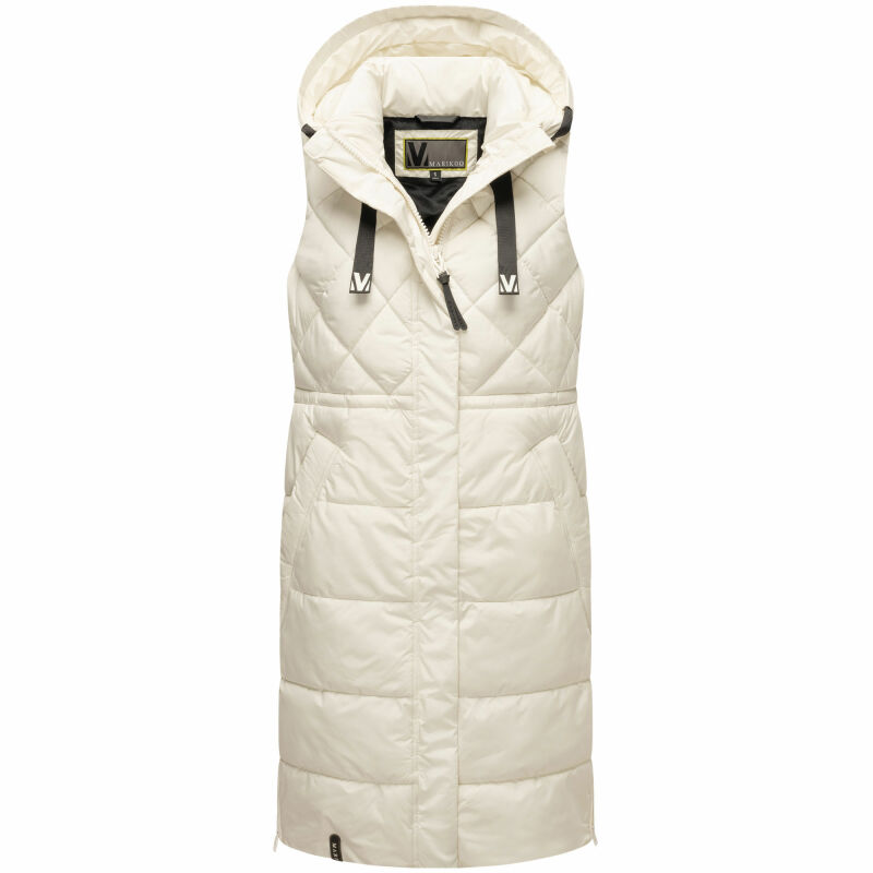 Marikoo Narikaa Damen Winterweste N018 Offwhite Größe XS - Gr. 34