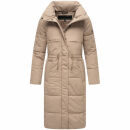 Navahoo Der Wahnsinn Damen Winterjacke N020 Taupe Grey Größe S - Gr. 36