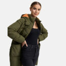 Navahoo BliblablubbDamen Winterjacke N021 Olive Forest Größe XS - Gr. 34