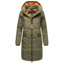 Navahoo BliblablubbDamen Winterjacke N021 Olive Forest Größe XS - Gr. 34