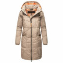 Navahoo BliblablubbDamen Winterjacke N021 Taupe Grey Größe XS - Gr. 34