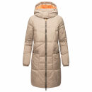 Navahoo BliblablubbDamen Winterjacke N021 Taupe Grey Größe XS - Gr. 34