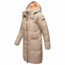 Navahoo BliblablubbDamen Winterjacke N021 Taupe Grey Größe XS - Gr. 34