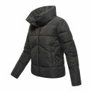 Marikoo Jalliaa Damen Winterjacke N022 Schwarz Größe XL - Gr. 42