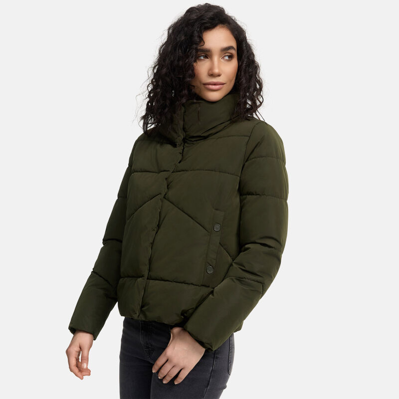 Marikoo Jalliaa Damen Winterjacke N022 Dark Olive Größe L - Gr. 40