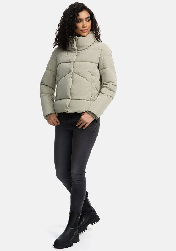 Marikoo Jalliaa Damen Winterjacke N022 Pebble Grey Größe S - Gr. 36