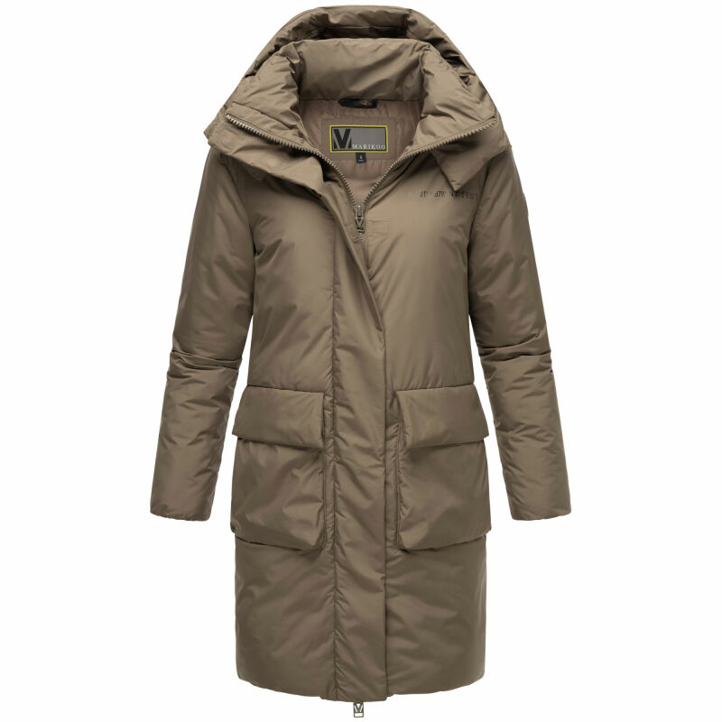 Marikoo Nanami Damen Winterjacke N023 Stone Brown Größe S - Gr. 36