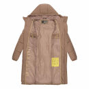 Marikoo Nomadiaa Damen Winterjacke N024 Taupe Grey Größe M - Gr. 38