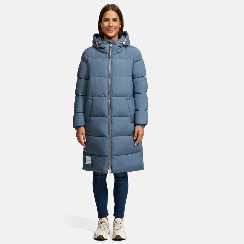 Marikoo Nomadiaa Damen Winterjacke N024 Stormy Blue Größe S - Gr. 36