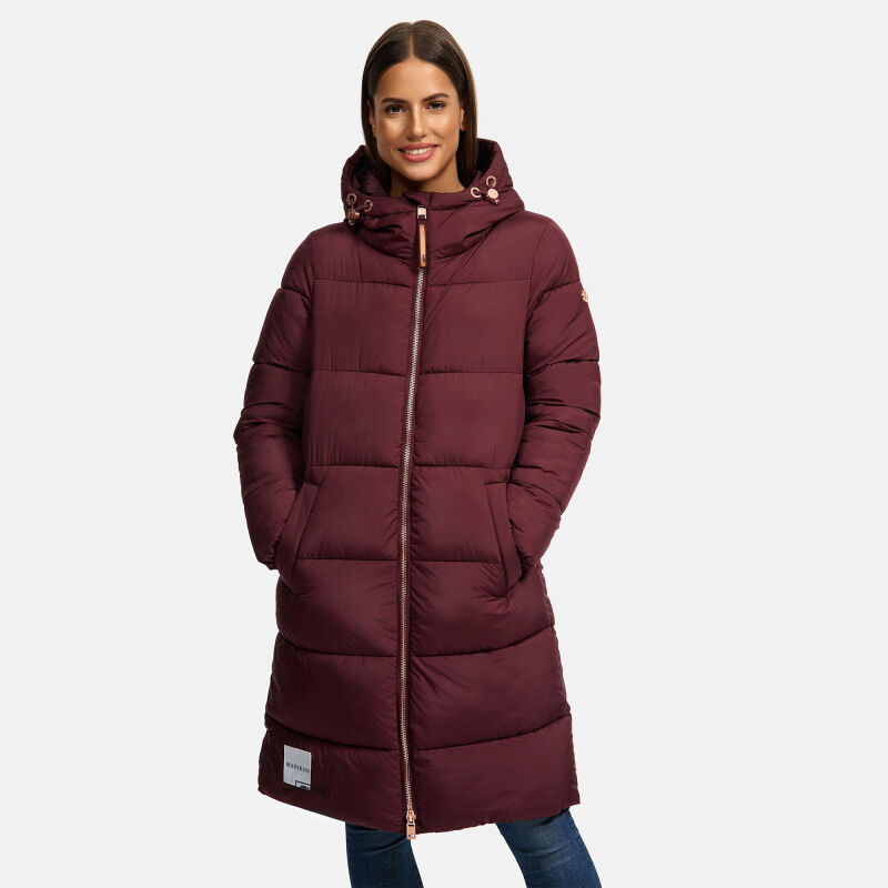 Marikoo Nomadiaa Damen Winterjacke N024 Wine Größe S - Gr. 36