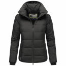Marikoo Radaa Damen Stepp Jacke N025 Schwarz Größe L - Gr. 40