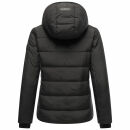 Marikoo Radaa Damen Stepp Jacke N025 Schwarz Größe XXL - Gr. 44