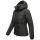 Marikoo Radaa Damen Stepp Jacke N025 Schwarz Größe XXXL - Gr. 46