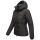 Marikoo Radaa Damen Stepp Jacke N025 Schwarz Größe XXXXXL - Gr. 50