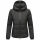 Marikoo Radaa Damen Stepp Jacke N025 Schwarz Größe XXXXXXL - Gr. 52