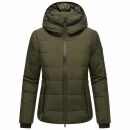 Marikoo Radaa Damen Stepp Jacke N025 Olive Größe XS - Gr. 34