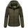 Marikoo Radaa Damen Stepp Jacke N025 Olive Größe XS - Gr. 34