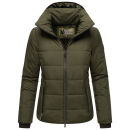 Marikoo Radaa Damen Stepp Jacke N025 Olive Größe S - Gr. 36