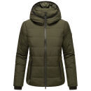 Marikoo Radaa Damen Stepp Jacke N025 Olive Größe S - Gr. 36