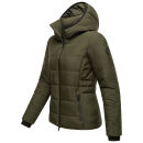 Marikoo Radaa Damen Stepp Jacke N025 Olive Größe S - Gr. 36
