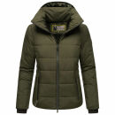 Marikoo Radaa Damen Stepp Jacke N025 Olive Größe XXL - Gr. 44