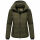 Marikoo Radaa Damen Stepp Jacke N025 Olive Größe XXL - Gr. 44