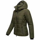 Marikoo Radaa Damen Stepp Jacke N025 Olive Größe XXXXL - Gr. 48