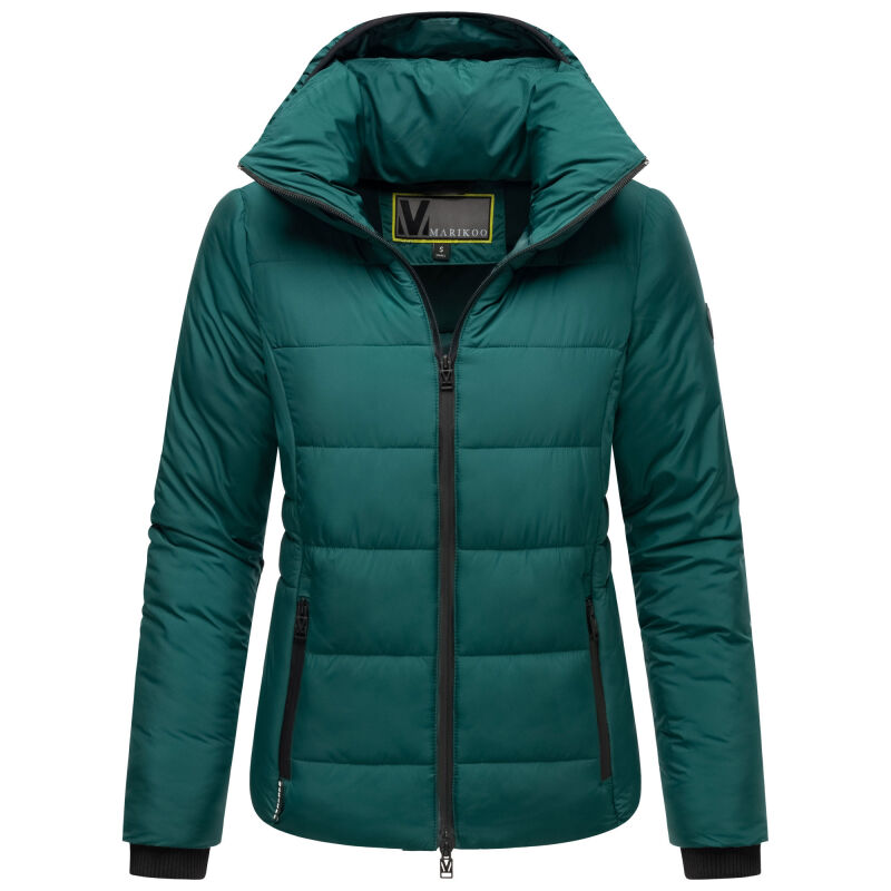 Marikoo Radaa Damen Stepp Jacke N025 Evergreen Größe XXXXXL - Gr. 50