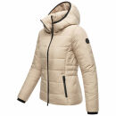 Marikoo Radaa Damen Stepp Jacke N025 Taupe Grey Größe XS - Gr. 34