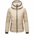 Marikoo Radaa Damen Stepp Jacke N025 Taupe Grey Größe S - Gr. 36