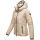 Marikoo Radaa Damen Stepp Jacke N025 Taupe Grey Größe XXXXXXL - Gr. 52