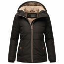 Marikoo Alemee Damen Stepp Jacke N026 Schwarz Größe S - Gr. 36