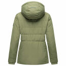 Marikoo Alemee Damen Stepp Jacke N026 Olive Größe XXXL - Gr. 46