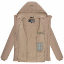 Marikoo Alemee Damen Stepp Jacke N026 Taupe Grey Größe XXXL - Gr. 46