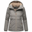 Marikoo Alemee Damen Stepp Jacke N026 Grey Größe M - Gr. 38