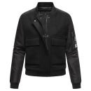 Navahoo Willstehaben Damen Jacke N027 Schwarz Größe M - Gr. 38