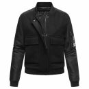 Navahoo Willstehaben Damen Jacke N027 Schwarz Größe L - Gr. 40